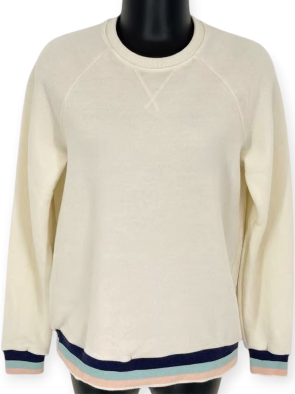 Marine Layer Crewneck Sweatshirt Jenny Retro Rib Aesthetic Coquette